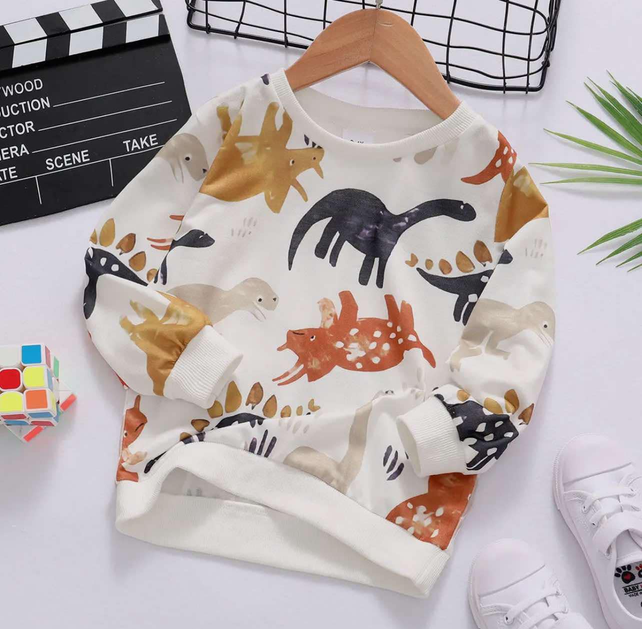 BOY'S DINO SWEATER