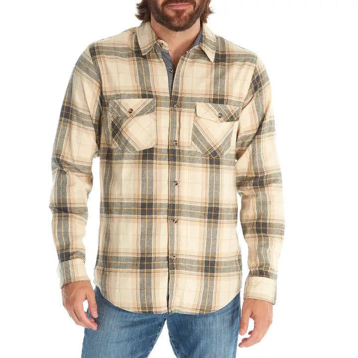 DYLAN FLANNEL IN BEIGE