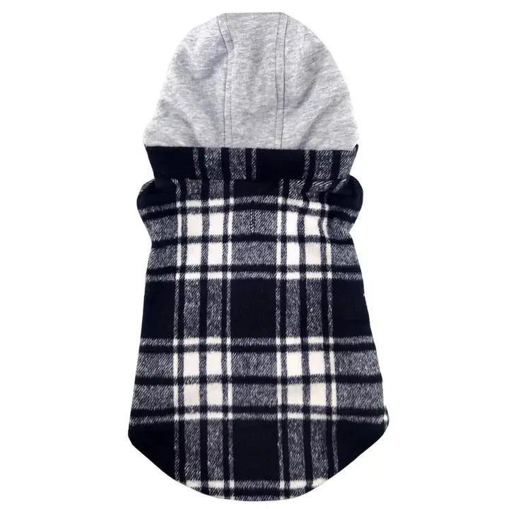 PLAID DOG HOODY