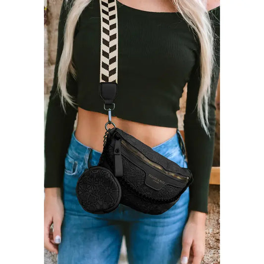 Black Crossbody + Coin Purse