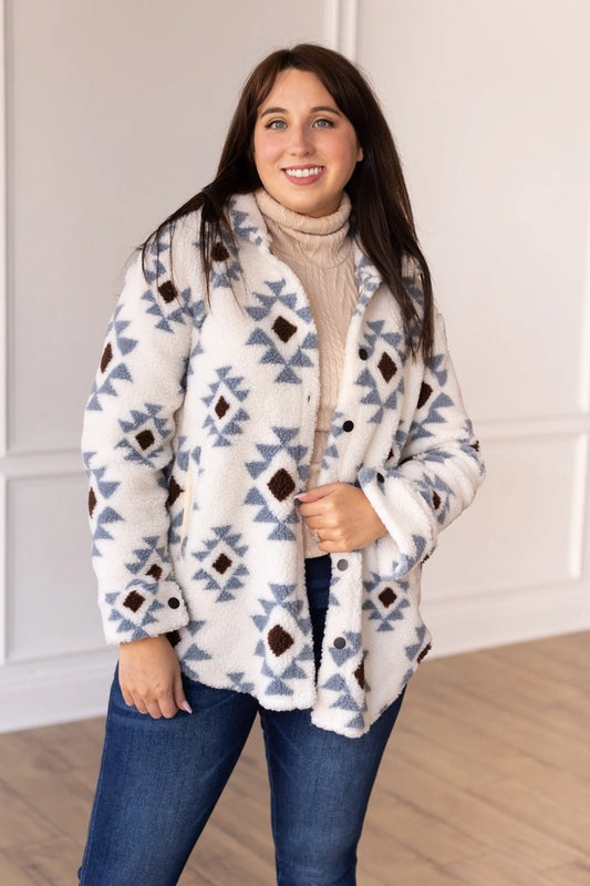 Women's Aztec Sherpa