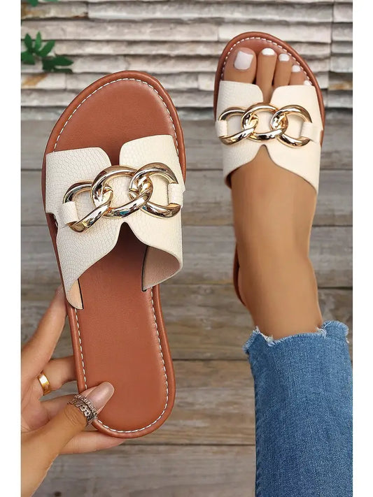 Ivory Fashion Sandals